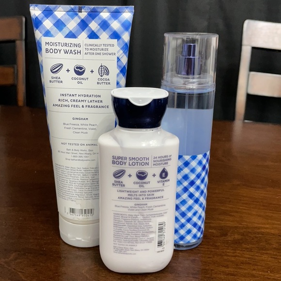 Bath and body works Gingham set - Picture 2 of 4